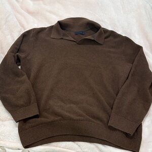 Denver Hayes V-Neck Brown Sweater